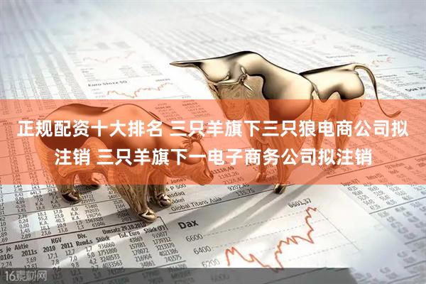 正规配资十大排名 三只羊旗下三只狼电商公司拟注销 三只羊旗下一电子商务公司拟注销